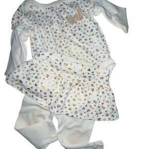 Garanimals Gold and White Diaper Cover Set